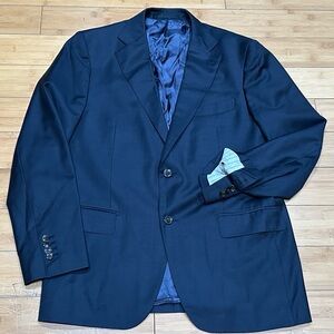 Suitsupply Napoli Blue Blazer/ SC Men’s 44R Super 110’s Vitale Barberis Wool